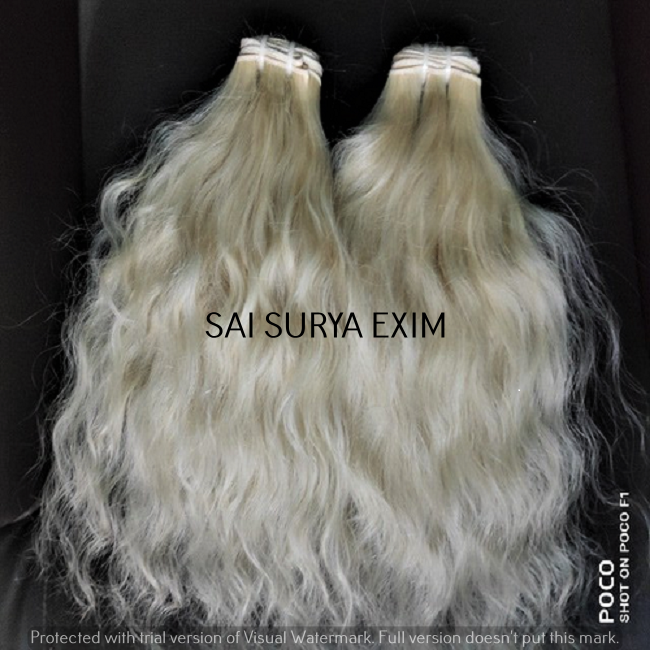 Top Grade Natural Indian Blonde Hair With Cuticles Aligned Application: Profesional