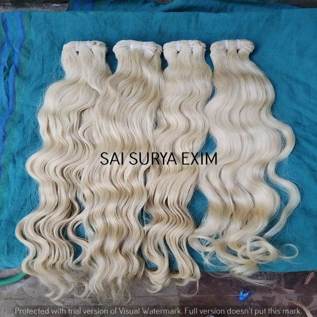 Top Grade Natural Indian Blonde Hair With Cuticles Aligned Application: Profesional