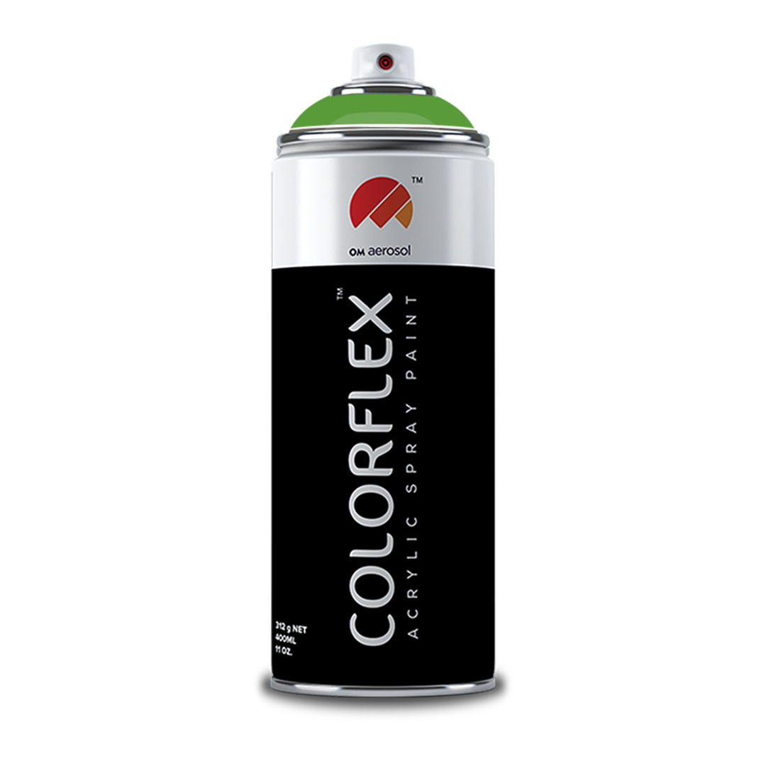 Colorflex Acrylic Spray Paint - 3 Years Shelf Life, Smooth Green Finish | Next-generation Eco-friendly Formula, Fast-drying, Weather-resistant