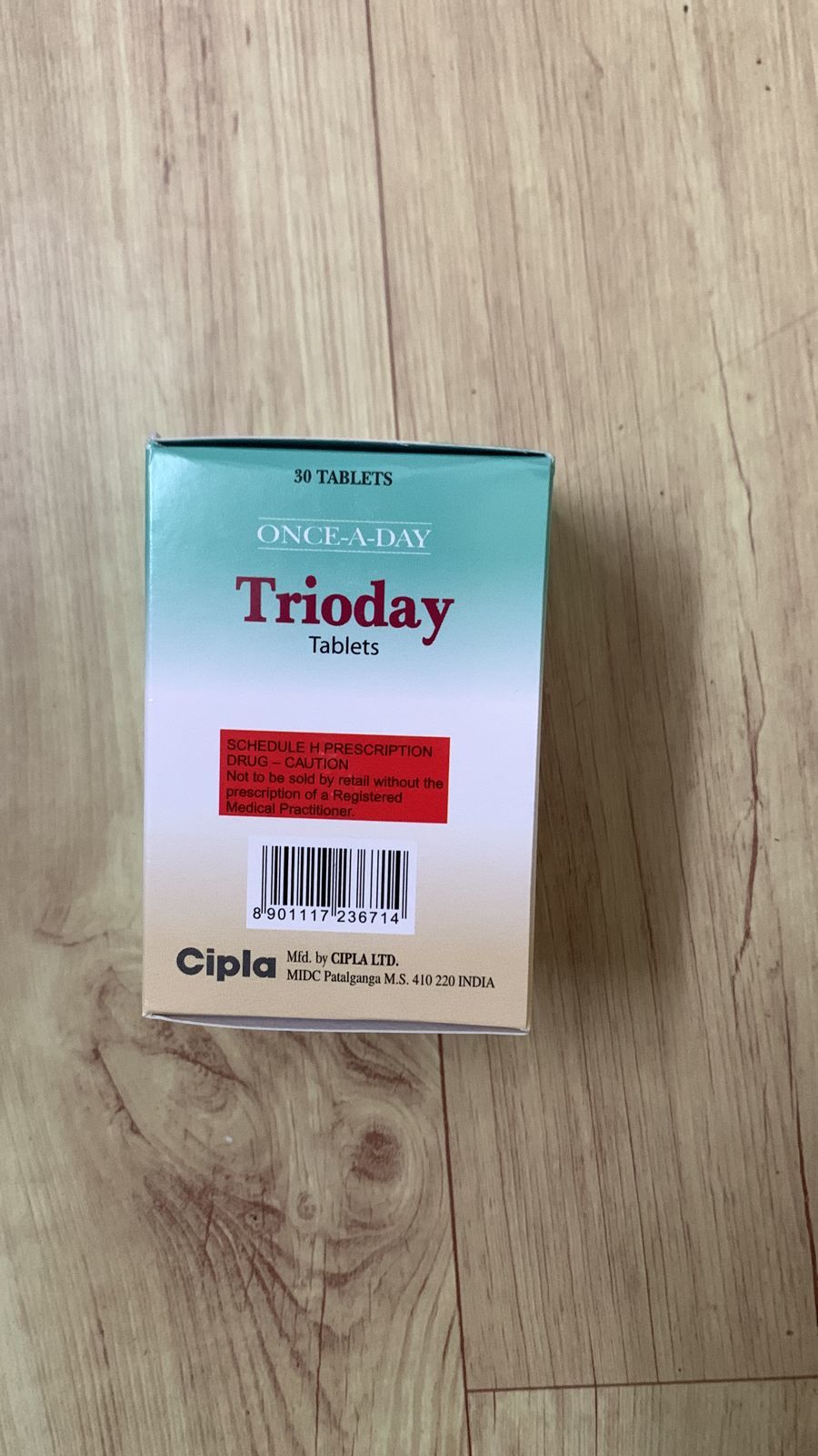 Trioday Tab - Drug Type: General Medicines