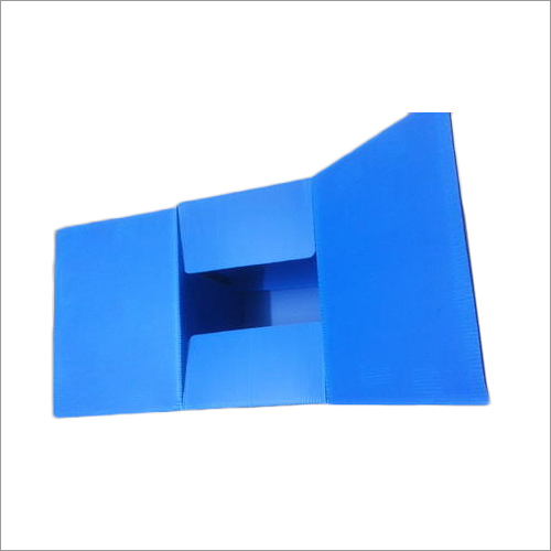Blue / Yellow / Green Polypropylene Corrugated Box