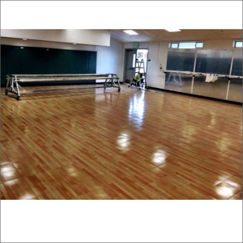 नॉन-स्लिप वुडन एरोबिक हॉल फ़्लोरिंग