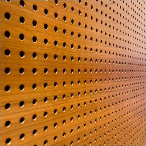 Perforated Wooden Acoustical Panel - Application: Industrial