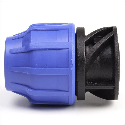 Hdpe Pipe End Cap - Color: Blue