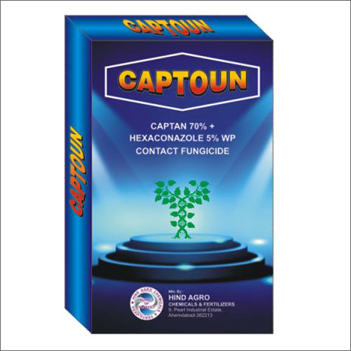 Captoun 70% And Hexaconazole 5% Wp Contact Fungicide Application: Agriculture