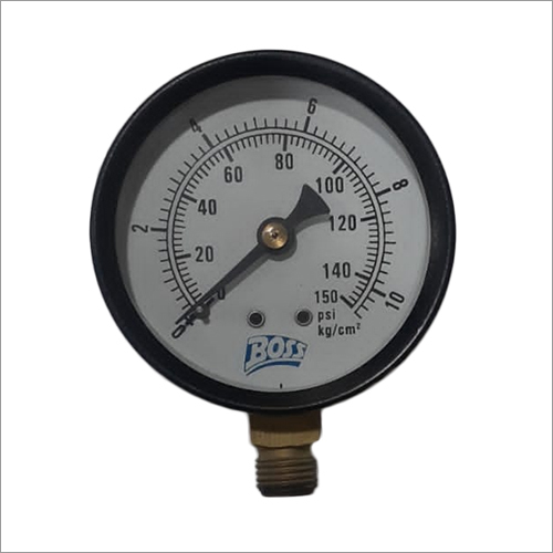 Commercial Pressure Gauge - Metal Body, Various Sizes Available | High Accuracy, Industrial Grade, Anti-Rust Design