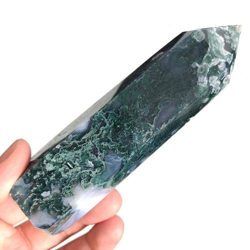 Moss Agate Wand