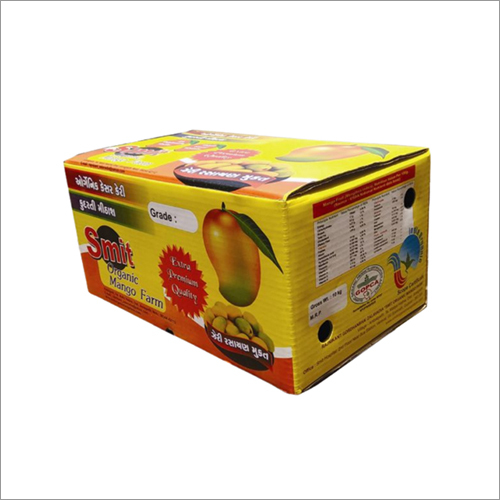 Glossy Lamination Mango Corrugated Box