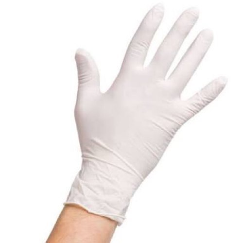 Latex Examination Gloves - Natural Latex, Small Size, White Color, 240 mm Length, 0.1 mm Thickness | Ideal for Medical Examinations and Lab Work