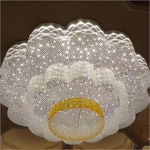 Golden Drawing Room Crystal Chandelier