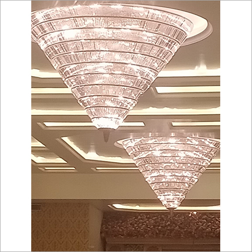 Crystal Jhoomer Glossy Look Chandelier