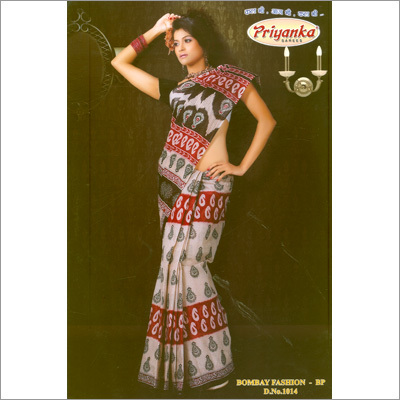 Cotton Fancy Sarees - Elegant Multicolor Patterns | Colorfastness, Alluring Designs, Skin-Friendly Fabric