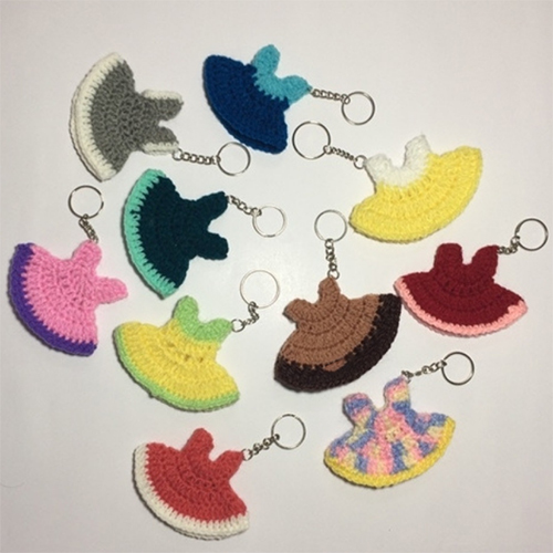 Handmade Crochet Keychains - Various Styles Available | Unique Designs Including Strawberry, Butterfly, Ladybug, And More