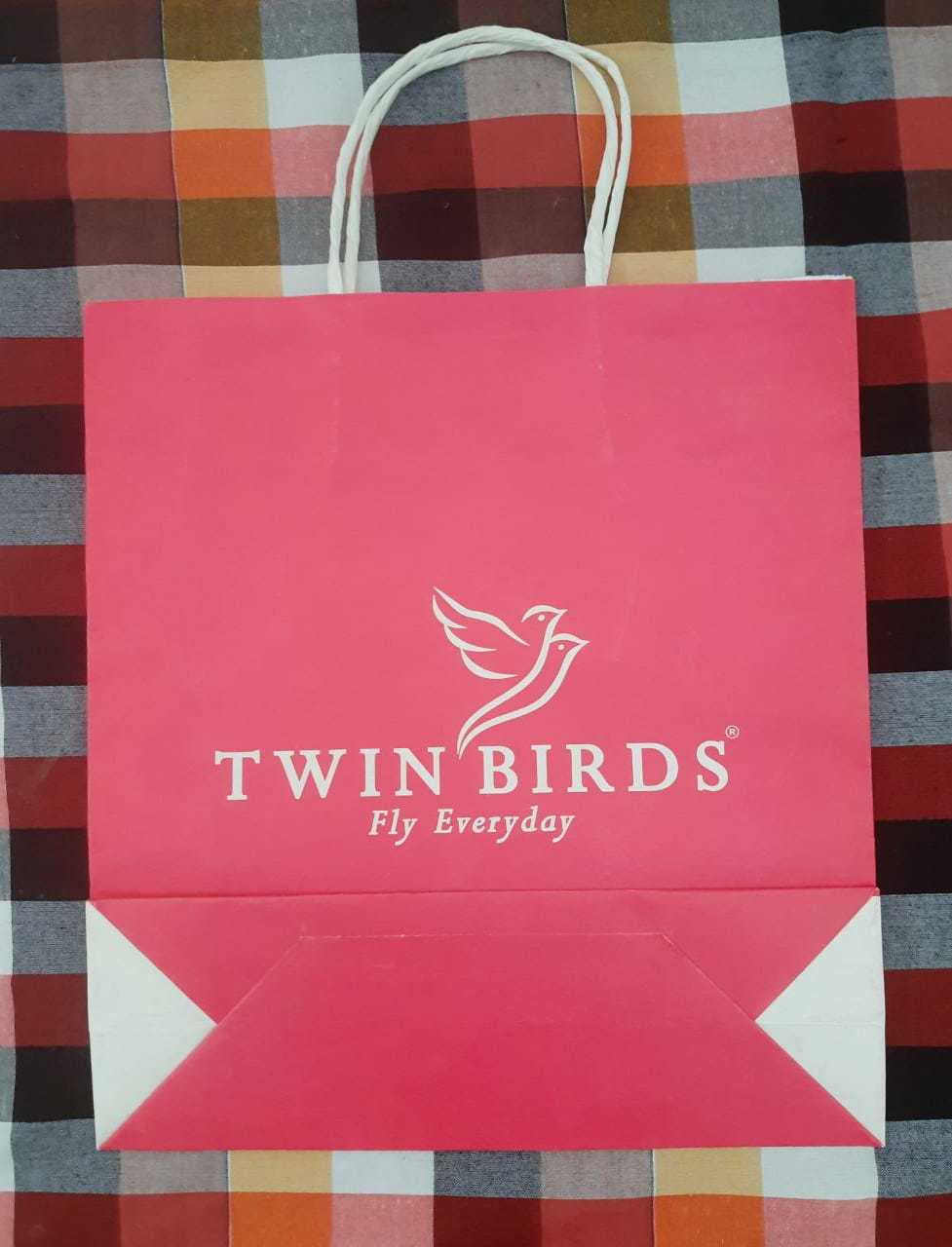 Customized Paper Bags - Juco Material, 10"x14"x3" Size | Biodegradable, Disposable, Elegant Printed Design For Traditional Attire