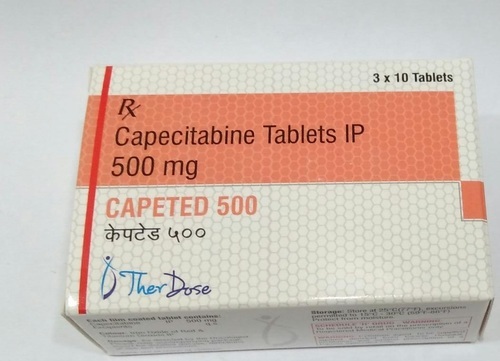 Capecitabine Tablets - 500 Mg | Cold & Dry Storage, Suitable For All, General Medicines, Dosage As Suggested, Physical Form: Tablets