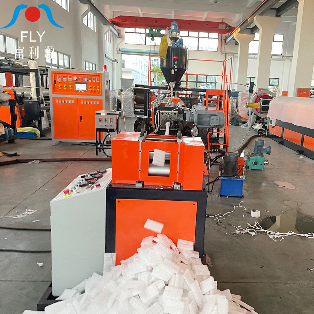 Semi-automatic Fly75 Epe Foam Vegetable Fruit Foam Net Bag Machine