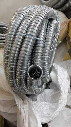 GI Flexible Pipe - Galvanized, 12m Length, 2 Inch Diameter | Lightweight, Crush Resistant, Round Shape, Superior Protection for Optical Fibers and Electrical Lines