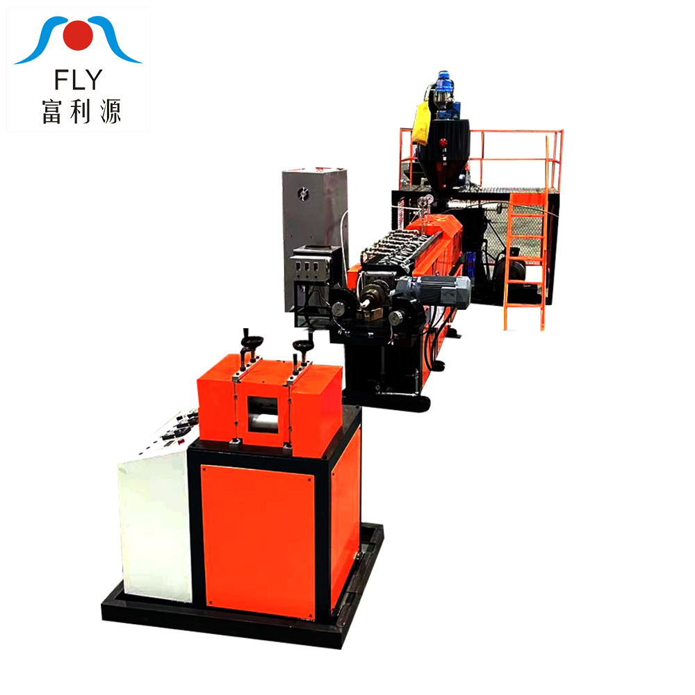 Semi-automatic Fly75 Pe Foam Net Fruit Cover Extruding Machine