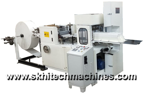 Two Size Paper Napkin Machine - Color: White