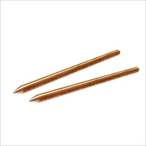 Copper Bonded Earthing Rod - Pure Copper, 2-3 kg Weight, Copper Color | Ideal for Industrial Applications