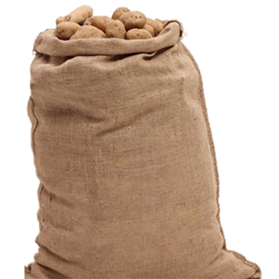 ब्राउन जूट हेसियन बर्लेप बैग