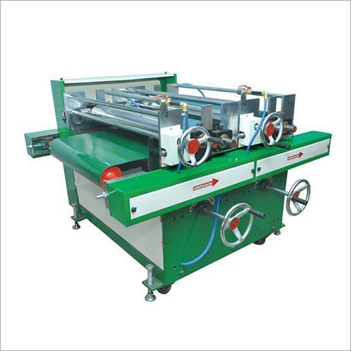UV Coating Machine - Steel Frame, 1800 x 1200 x 1550 mm, Green | Automatic Roller Coating, 30-60 m/min Speed, Scratch Resistance, Infrared Heating