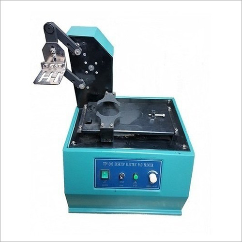 Electric Pad Printing Machine - Semi-Automatic, Electric Pad Printing Method, Green Color | New Condition, Ideal for Versatile Pad Printing Applications