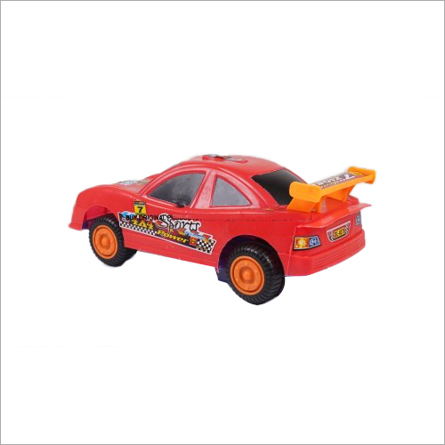 Super 7 Car Friction Based Toy Car - Plastic Material, 2 Years Age Group, Bright Red Color | Engaging Friction Mechanism for Fun Playtime