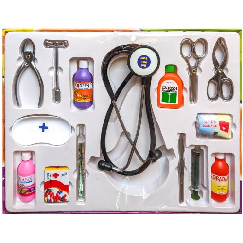 Jewel Doctor Set Kit - Plastic, 40x30x4 cm | Engaging Doctor Role Play for Kids Aged 2-3, Ideal for Indoor and Outdoor Entertainment