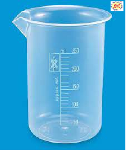 Plastic Beakers - Plastic Material, 3 Color Options | Versatile and Durable Laboratory Tools for Accurate Measurements