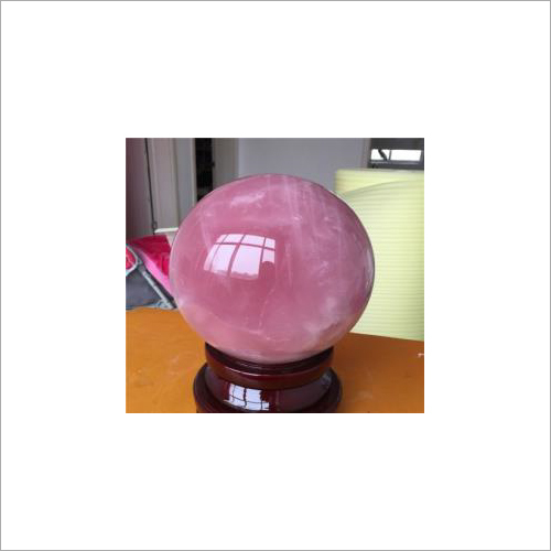Rose Quartz Ball - Medium Size, Polished Pink Quartz | Weight: 1.5 kg, Premium Quality, Shape: Round