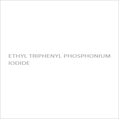Ethyl Triphenyl Phosphonium Iodide - Industrial Grade Crystalline Solid, White to Light Yellow Color, 99% Purity, Catalyst for Organic Synthesis and Polymerization