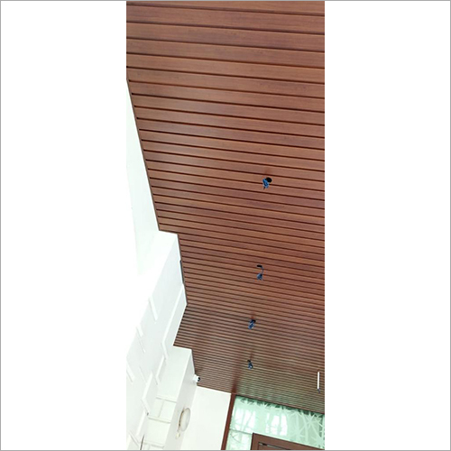 84c Brown Metal Ceiling - Aluminum Alloy, Custom Sizes | High Strength, Acoustic Inlays, Elegant Design Options