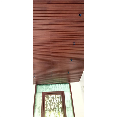 84c Brown Metal Ceiling - Aluminum Alloy, Custom Sizes | High Strength, Acoustic Inlays, Elegant Design Options