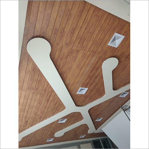 184c Metal Ceiling - Aluminum Alloy, Customized Size, Brown Color, 8 Mm Thickness | Ideal For Office Applications, Cold Rolled Technique