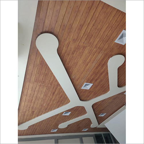 184c Metal Ceiling - Aluminum Alloy, Customized Size, Brown Color, 8 Mm Thickness | Ideal For Office Applications, Cold Rolled Technique