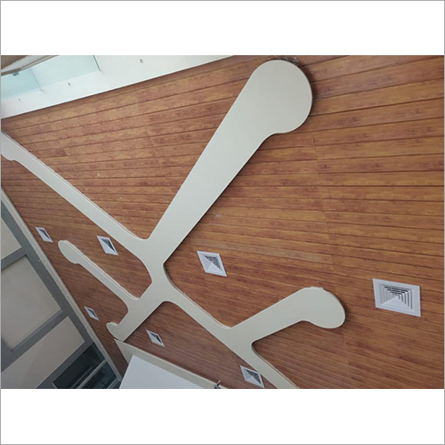 184c Metal Ceiling - Aluminum Alloy, Customized Size, Brown Color, 8 Mm Thickness | Ideal For Office Applications, Cold Rolled Technique