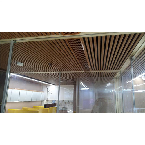Fancy Baffles Ceiling - Aluminum Alloy, Customized Sizes | High Efficiency, Flawless Finishing, Effective Noise Reduction