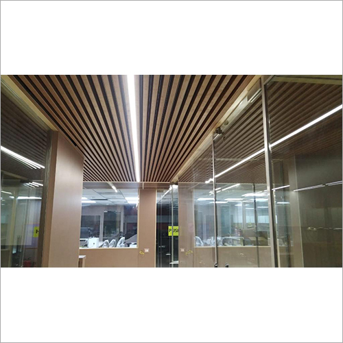 Fancy Baffles Ceiling - Aluminum Alloy, Customized Sizes | High Efficiency, Flawless Finishing, Effective Noise Reduction