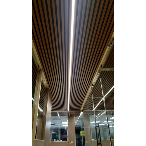Fancy Baffles Ceiling - Aluminum Alloy, Customized Sizes | High Efficiency, Flawless Finishing, Effective Noise Reduction