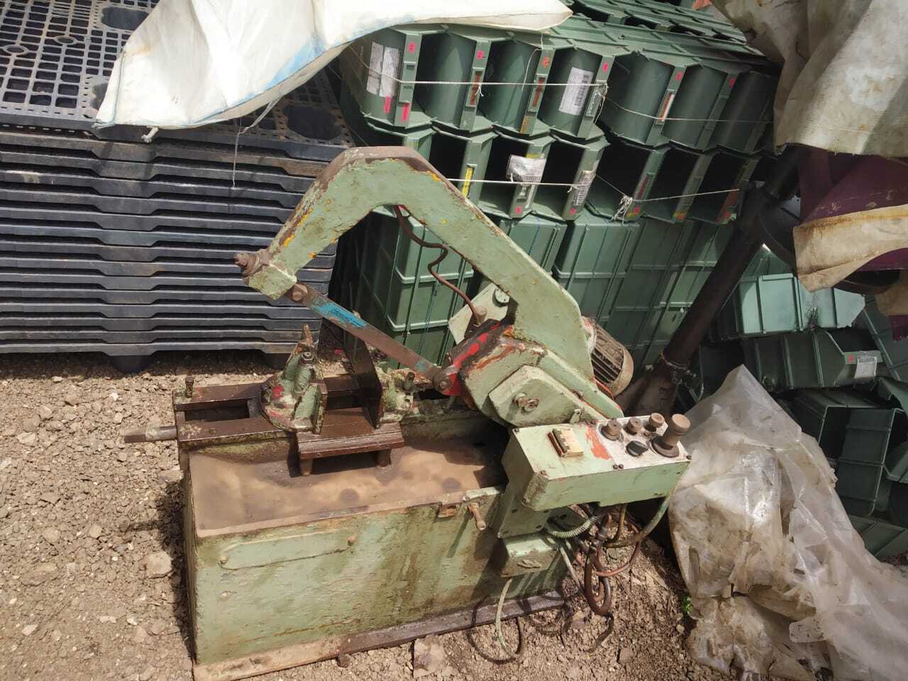 Hack Saw Hydraulic - Stainless Steel , Green Finish, Industrial Use, 1 Year Warranty