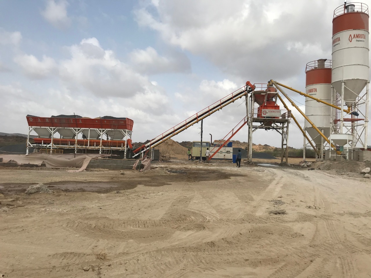 Concrete Batching Plant Discharging Height: 4.2 Meter