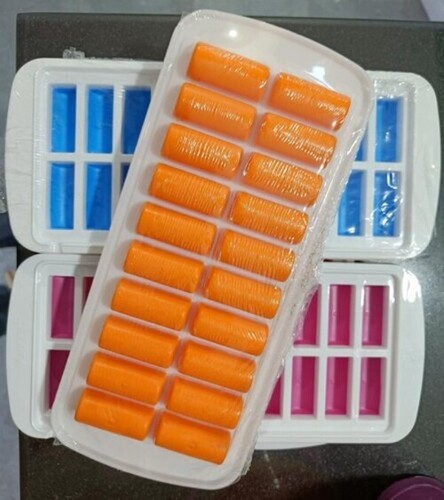 Silicone Ice Cube Tray - Flexible Silicone Material , Classic White Color for Effortless Ice Making and Easy Release