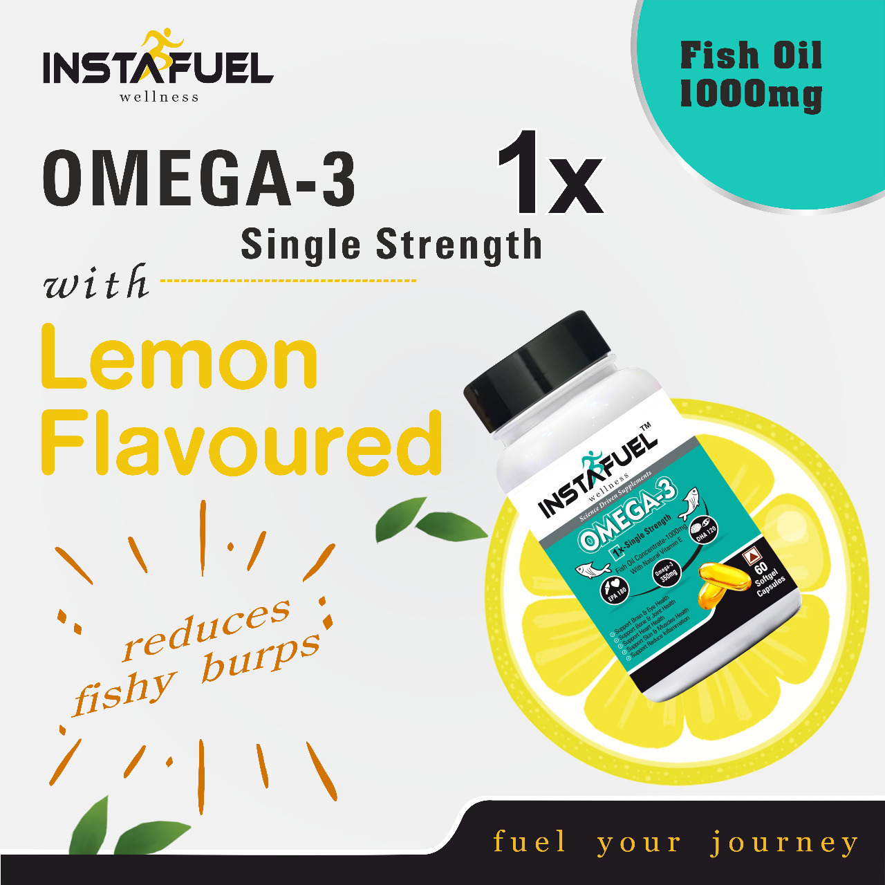 Omega 3 Fish Oil Softgel Capsules Shelf Life: 18 Months