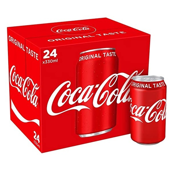 Dark Brown Wholesale Best Price Supplier Of Coca Cola 330ml Soft Drink With Fast Delivery
