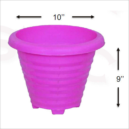 10 Inch Zinath Pot - Deep Floral Planter | Light Pink Color, Ideal for Gardens and Balconies, Easy to Clean, Perfect for Enhancing Aesthetic Appeal