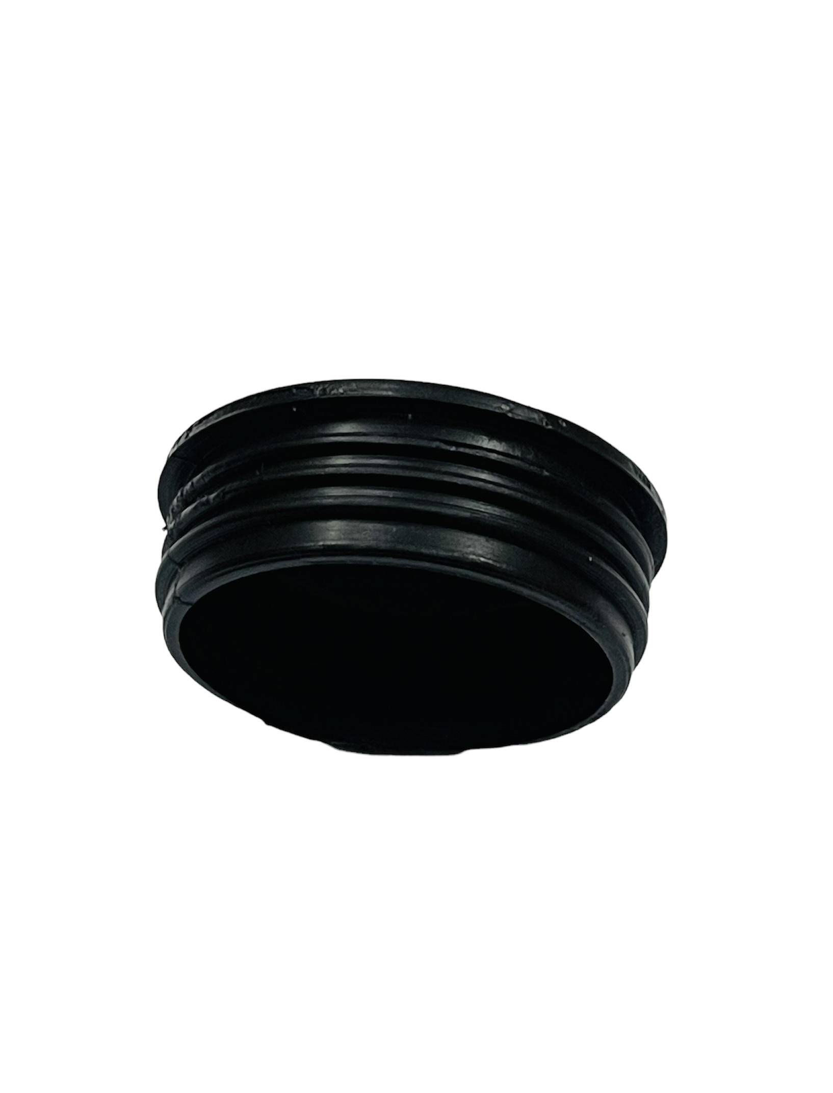 Pipe End Cap-2 Inch Round - Nylon & Plastic, 2 Inch Size, Matte Black Finish, Round Shape, Industrial Usage, Ideal For Chair Pipes