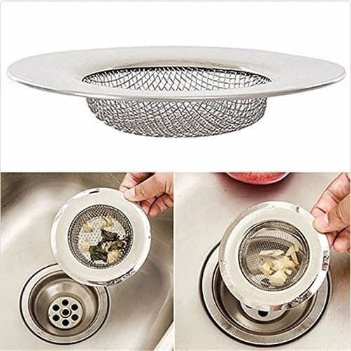 Ss Sink Strainer Jaali - Stainless Steel Material, Silver Color | Essentials For Kitchen And Kitchen Sink Usage