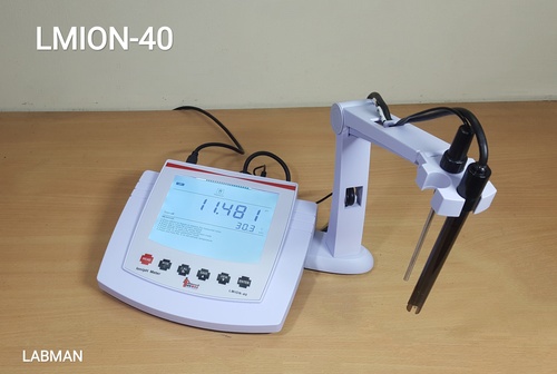 Ion Meter - ABS Material, 210x188x60 mm | White Color, Table Top and Portable Design, Ideal for Lab and College Use