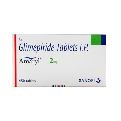 Amaryl (ग्लिम्पीराइड) 2mg टैबलेट सामान्य दवाएं